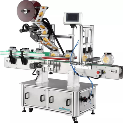 Máquina de rotulagem de tampas de enchimento de aço inoxidável 304 totalmente automática para garrafas