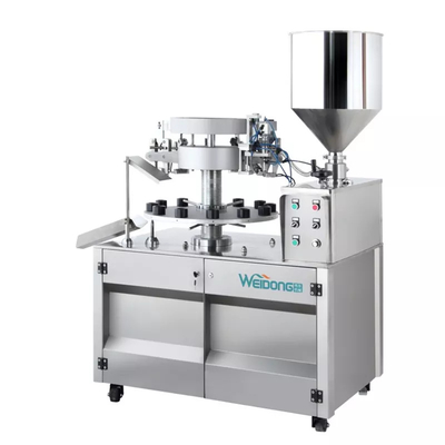 Máquina de enchimento e vedação de tubo de pasta de dente 220 V/380 V semiautomática
