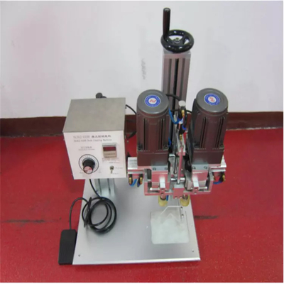 Máquina de tampar rosca semiautomática 220 V de mesa para garrafa