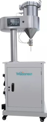 Máquina de enchimento pneumática vertical, máquina de enchimento de pistão prática para cosméticos