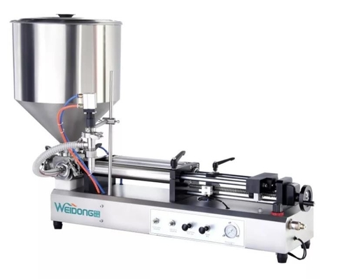 Pequena máquina de enchimento semiautomática