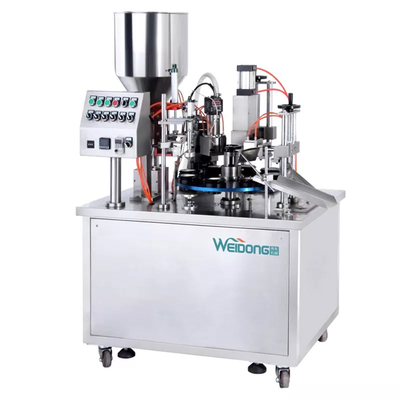Máquina de enchimento de pomada anticorrosiva Máquinas de enchimento de pasta de dentes Pomada automática 5-250 ml Tubo de pasta cosmética