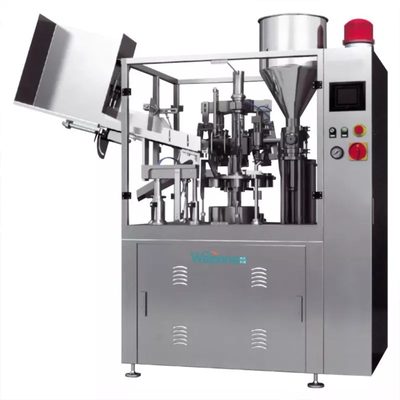 Máquina de enchimento de pomada anticorrosiva Máquinas de enchimento de pasta de dentes Pomada automática 5-250 ml Tubo de pasta cosmética