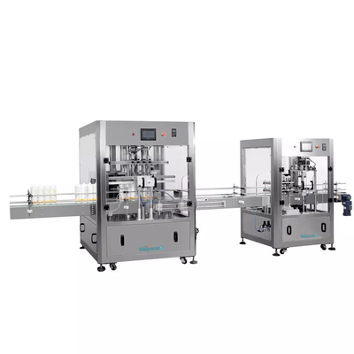 10000ml automatizou a máquina de enchimento para a água, o suco, o óleo e a pasta cosmética