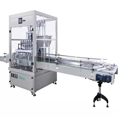 Máquina de envase automatizada PLC à prova de vazamentos antiferrugem para bebidas carbonatadas