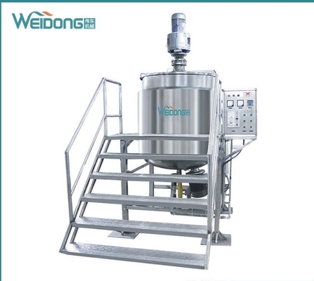 Máquina automática de mistura de loção 5,5KW, máquina de fabricação de creme corporal antiferrugem