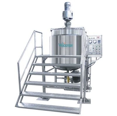 Máquina automática de mistura de loção 5,5KW, máquina de fabricação de creme corporal antiferrugem