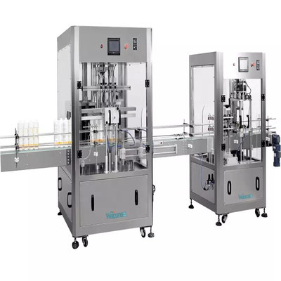 Máquina de enchimento automatizada 380V à prova de ferrugem para garrafas de líquido 10-5000g