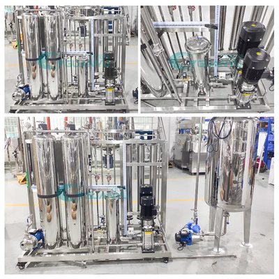 Diâmetro de entrada da máquina purificadora de água RO antiferrugem 500L 1000 mm