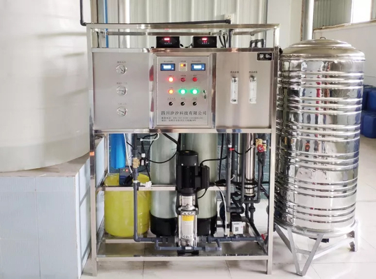 ISO9001 Secundário RO Purificador de Água Máquina de Aço Inoxidável 304/316
