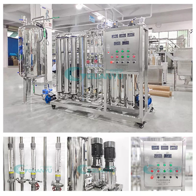 ISO9001 Secundário RO Purificador de Água Máquina de Aço Inoxidável 304/316