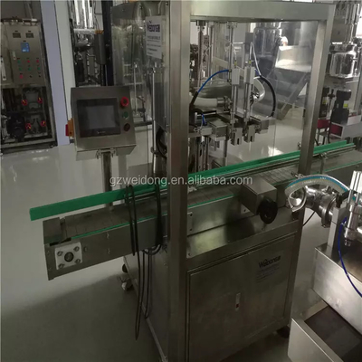 Máquina automática de enchimento de cerveja 40b/min, equipamento de engarrafamento carbonatado prático
