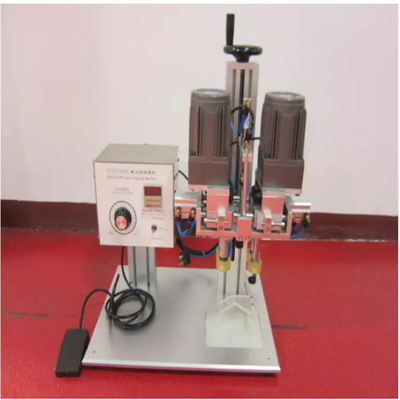 Equipamento de tamponamento de rosca estável para mesa, máquina de tampar de enchimento multiuso