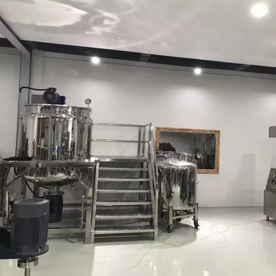 Misturador emulsificante cosmético a vácuo à prova de ferrugem homogeneizador estável 63 RPM