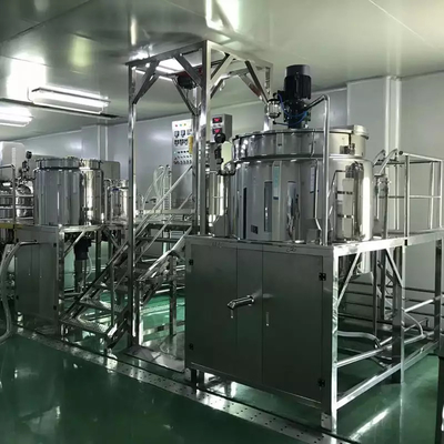 Misturador emulsificante cosmético a vácuo à prova de ferrugem homogeneizador estável 63 RPM