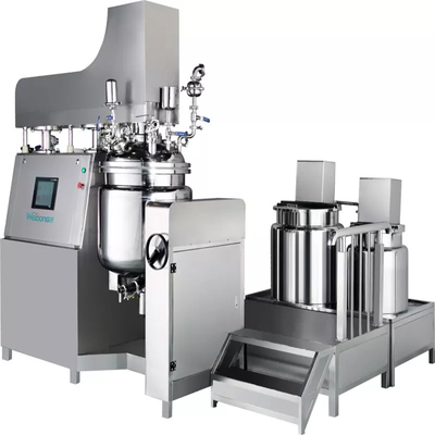 Misturador homogeneizador de emulsificador a vácuo estável de 7,5 KW para cosméticos