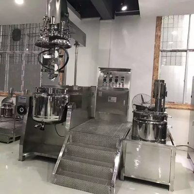 Misturador homogeneizador de emulsificador a vácuo estável de 7,5 KW para cosméticos