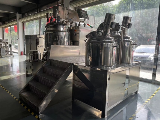Máquina de emulsificação a vácuo antiferrugem para alimentos multifuncional durável