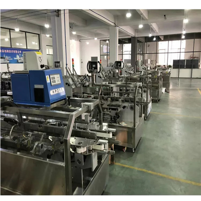 Máquina de embalagem automática de cosméticos compacta de alta velocidade