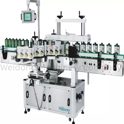 220 V Máquina de etiquetar tampas de enchimento de dupla face elétrica à prova de ferrugem
