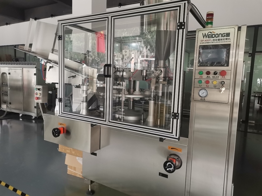 Máquina de enchimento e vedação de plástico de 220 V 50 Hz para embalagens médicas de alimentos e bebidas