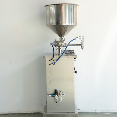 Máquina de enchimento vertical semi automatizada 304 do líquido da pasta de aço inoxidável