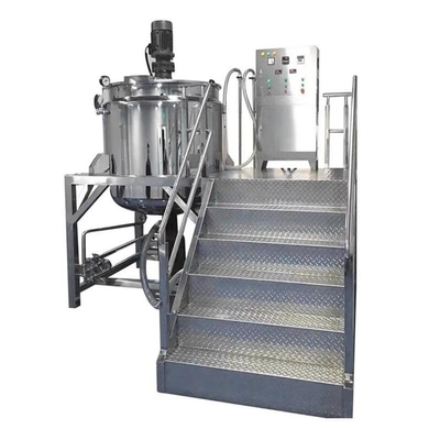 3000r / Tanque de emulsão do homogenizador do vácuo de Min Cosmetic Emulsifier Mixer Machine