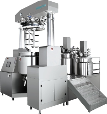 Misturador de emulsionantes cosméticos de aço inoxidável com controlo PLC de capacidade 5000L