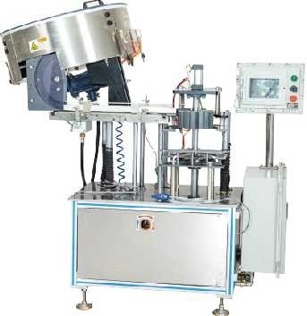 PLC tampando das garrafas por minuto da máquina 150 do parafuso automático do produto do aerossol do sistema de empacotamento