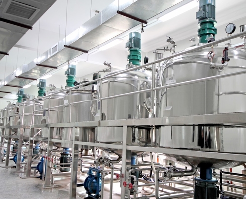 60 tanque de mistura da única camada de r/m 2000L para produtos líquidos