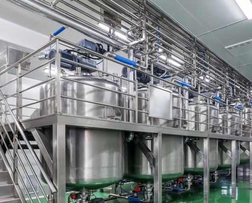 60 tanque de mistura da única camada de r/m 2000L para produtos líquidos