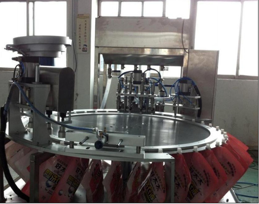 Enchimento de Doypack e máquina de enchimento automática de aço inoxidável tampando da máquina 304