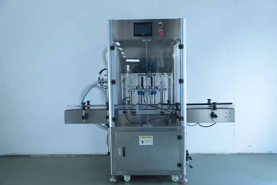 10 Cabeças Máquina de enchimento de líquido cosmético de 450 kg com fonte de alimentação 220V 50Hz