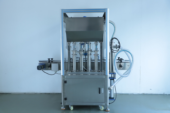 10 volume automático da pressão de ar 10-1000ml da máquina de enchimento 0.6Mpa das cabeças