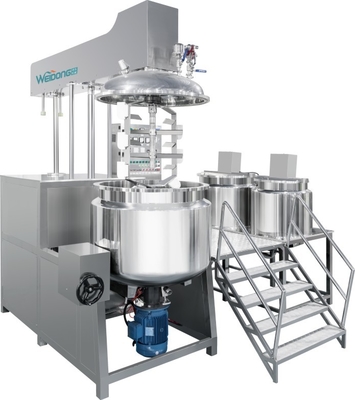Limpeza fácil automatizada do eixo dobro cosmético do misturador do emulsivo