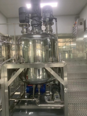 Método de aquecimento líquido de aço inoxidável do vapor do agitador do misturador
