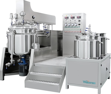 Misturador cosmético do emulsivo 50L-2000L com aquecimento do sistema do vácuo