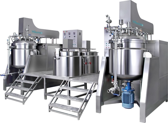 Misturador cosmético do emulsivo 50L-2000L com aquecimento do sistema do vácuo