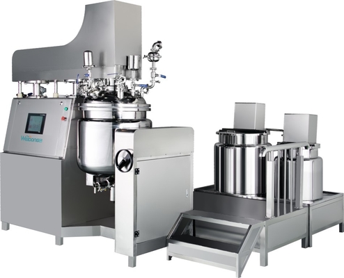 Máquina de emulsificação homogeneizadora a vácuo de laboratório