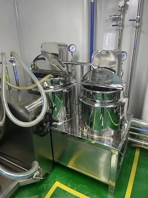 Emulsificador misturador a vácuo fixo para creme cosmético 10L de laboratório