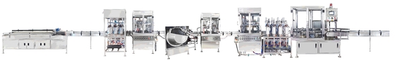 máquina de enchimento 10-1200ml automatizada robusta para o óleo solvente líquido