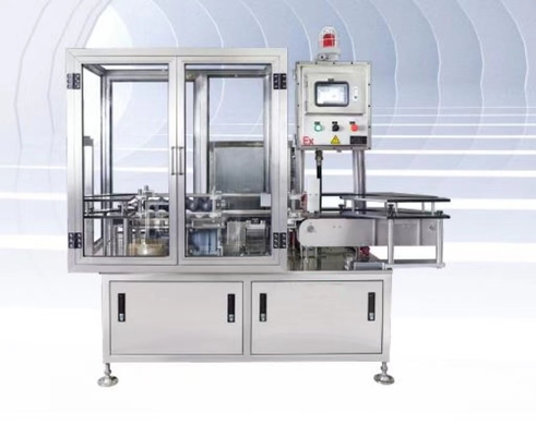 Máquina de enchimento de aerossóis PLC Linha de produção de alta velocidade