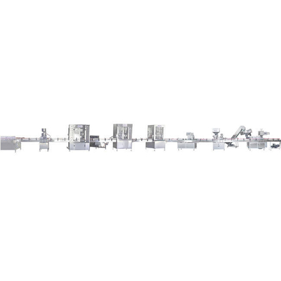 Linha de produção automática de enchimento de aerossóis para 1 polegada de diâmetro da boca do tanque 35mm 73.85mm 310mm
