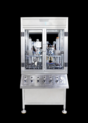 Linha de produção automática de enchimento de aerossóis para 1 polegada de diâmetro da boca do tanque 35mm 73.85mm 310mm