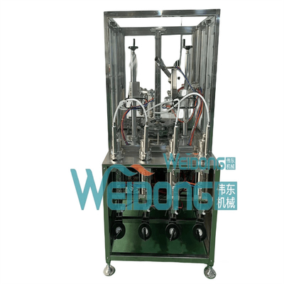 Máquina de enchimento automática de alta precisão com baixo nível de ruído 4 garrafas / min