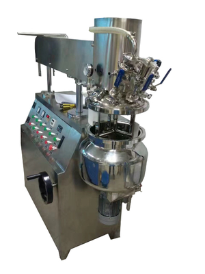 Emulsificador misturador a vácuo fixo para creme cosmético 10L de laboratório