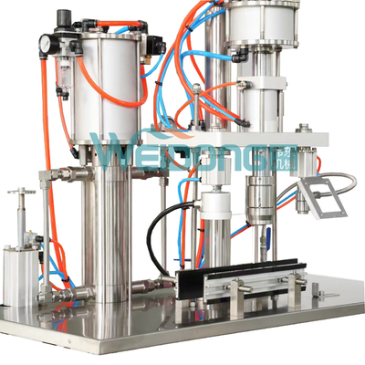 SUS304 Máquina de enchimento de aerossóis Semi-automática Sprays de corpo Perfumes seguros para operar