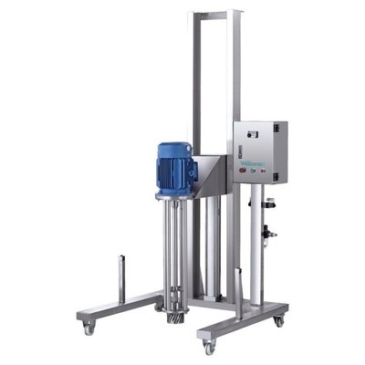Mixer de emulsionantes cosméticos de 5L-2000L com motor de elevação pneumática portátil de 0,37kw-15kw