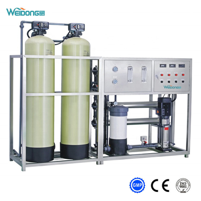 Máquina de purificação de água RO de 220 V para a qualidade da água de entrada TDS &lt; 1000 ppm