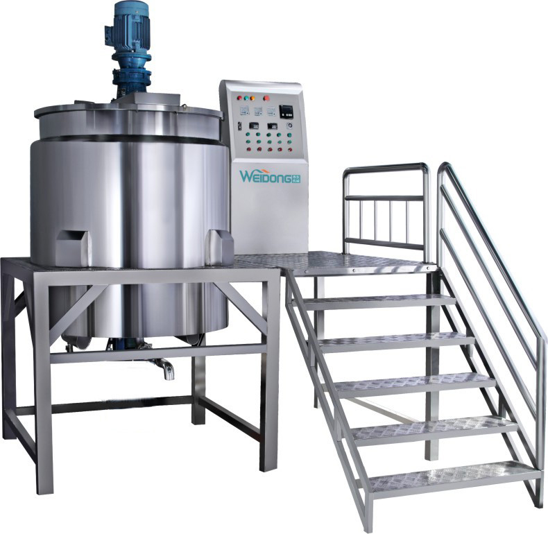 60 tanque de mistura da única camada de r/m 2000L para produtos líquidos